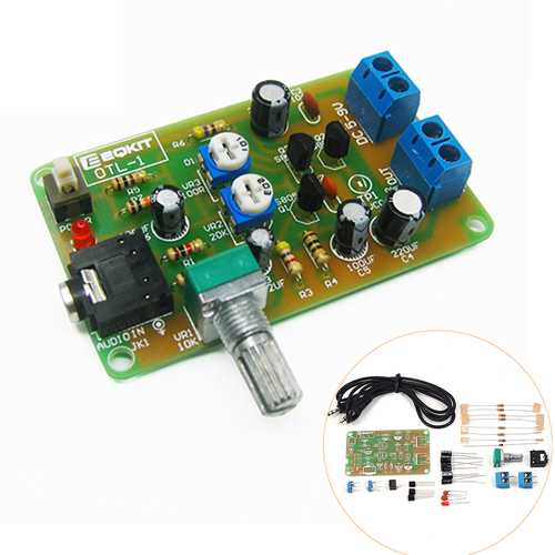 EQKIT? OTL-1 Power Amplifier Circuit DIY Kit High Sensitivity OTL Discrete Component Amplifier Kit