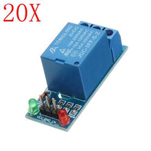 将图片加载到图库查看器，20pcs 5V Low Level Trigger One 1 Channel Relay Module Interface Board Shield DC AC 220V
