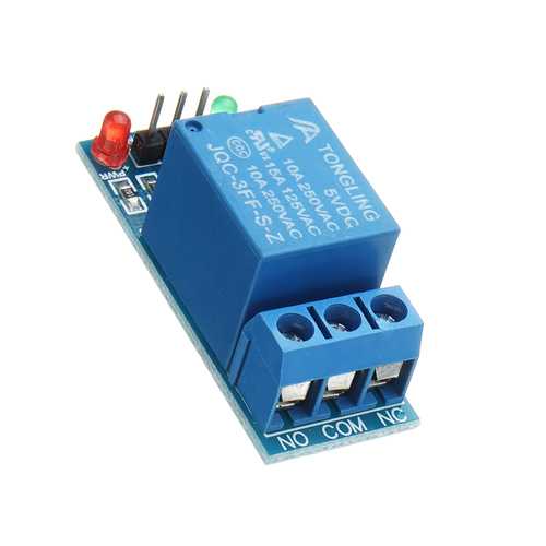 5pcs 5V Low Level Trigger One 1 Channel Relay Module Interface Board Shield DC AC 220V PIC AVR DSP ARM MCU Geekcreit for Arduino - products that work with official Arduino boards