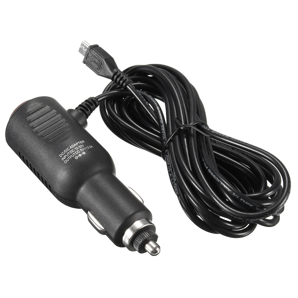 5V 2A Driving Recorder Navigation GPS With Switch Charging Source Car Charger Micro USB