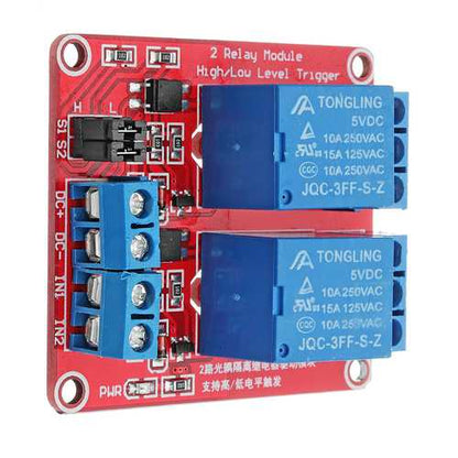 5V 2 Channel Level Trigger Optocoupler Relay Module