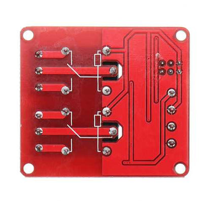 24V 2 Channel Level Trigger Optocoupler Relay Module Power Supply Module Geekcreit for Arduino - products that work with official Arduino boards