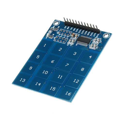 5Pcs XD-62B TTP229 16 Channel Capactive Touch Switch Digital Sensor Module Board Plate Geekcreit for Arduino - products that work with official Arduino boards