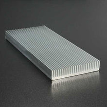 将图片加载到图库查看器，5pcs 100x41x8mm Aluminum Heat Sink Heat Sink Cooler For High Power LED Amplifier Transistor Cooling
