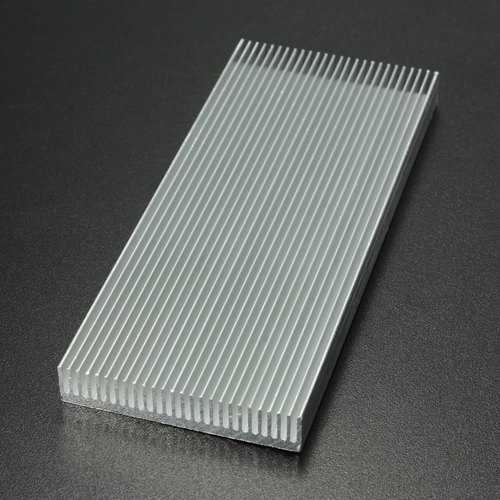 3pcs 100x41x8mm Aluminum Heat Sink Heat Sink Cooler For High Power LED Amplifier Transistor Cooling