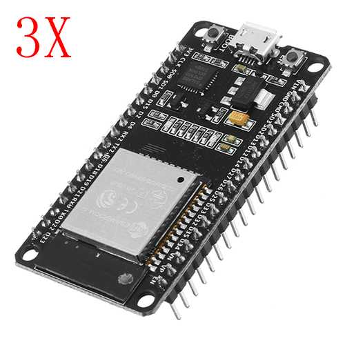 3pcs Geekcreit? ESP32 Development Board WiFi+bluetooth Ultra Low Power Consumption Dual Cores ESP-32 ESP-32S Board
