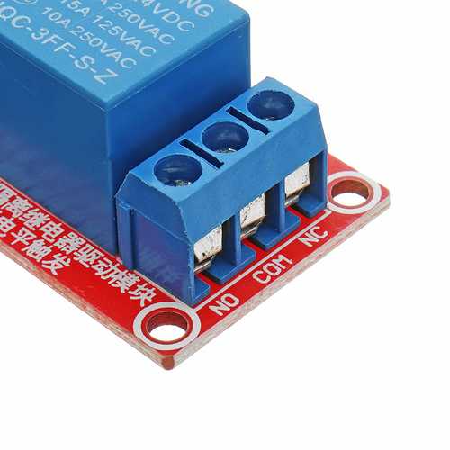 5Pcs 24V 1 Channel Level Trigger Optocoupler Relay Module Geekcreit for Arduino - products that work with official Arduino boards