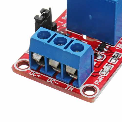 5Pcs 24V 1 Channel Level Trigger Optocoupler Relay Module Geekcreit for Arduino - products that work with official Arduino boards
