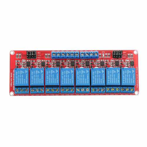 5V 8 Channel Level Trigger Optocoupler Relay Module Geekcreit for Arduino - products that work with official Arduino boards