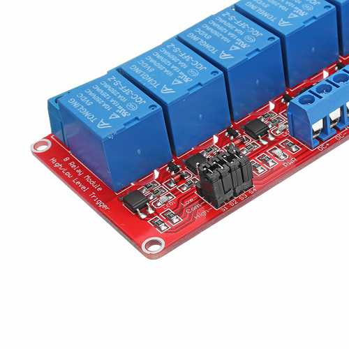 5V 8 Channel Level Trigger Optocoupler Relay Module Geekcreit for Arduino - products that work with official Arduino boards