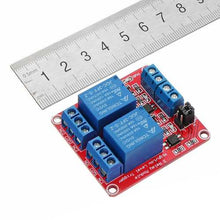 将图片加载到图库查看器，5Pcs 5V 2 Channel Level Trigger Optocoupler Relay Module
