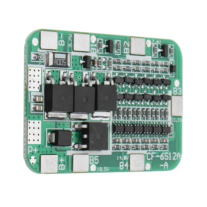 3pcs DC 24V 15A 6S PCB BMS Protection Board For Solar 18650 Li-ion Lithium Battery Module With Cell