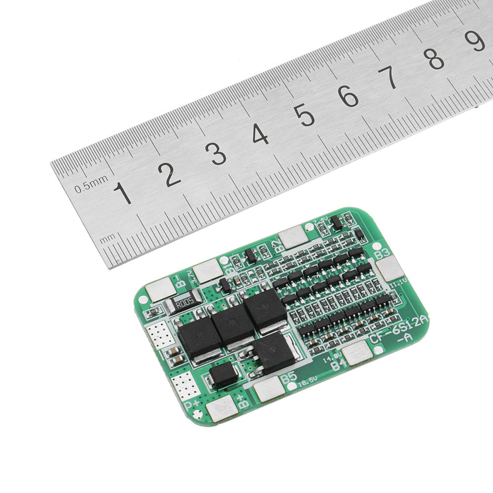 3pcs DC 24V 15A 6S PCB BMS Protection Board For Solar 18650 Li-ion Lithium Battery Module With Cell