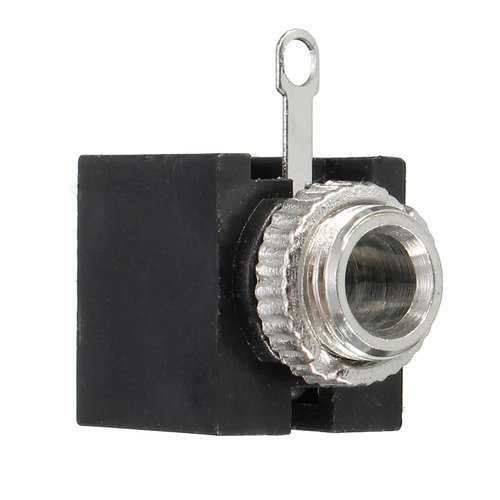 25pcs PCB Panel Mount 3.5mm Female Earphone Socket Jack Connector