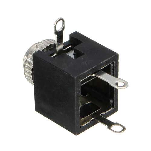 25pcs PCB Panel Mount 3.5mm Female Earphone Socket Jack Connector