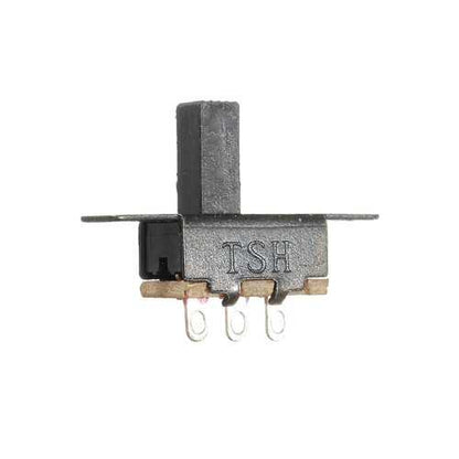 50Pcs Black Mini Size SPDT Slide Switches On-Off 100V 2A DIY Material Toggle Switch