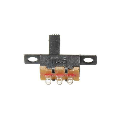 50Pcs Black Mini Size SPDT Slide Switches On-Off 100V 2A DIY Material Toggle Switch