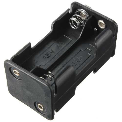 3pcs 4-Slot 4 x AA Battery Holder Back To Back Holder Case Box