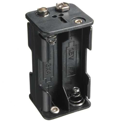 3pcs 4-Slot 4 x AA Battery Holder Back To Back Holder Case Box
