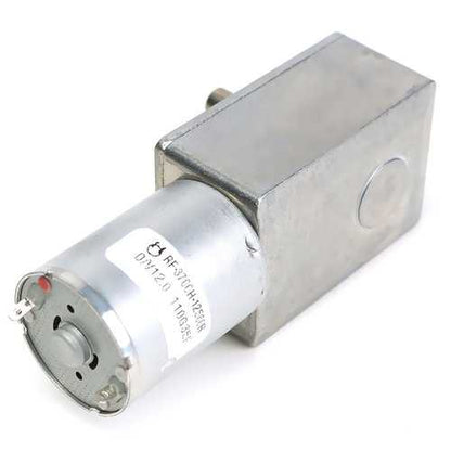 3Pcs 12V 2RPM Reversible High Torque Turbo Worm JGY370 Geared DC Motor