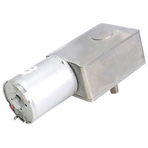 5Pcs 12V 2RPM Reversible High Torque Turbo Worm JGY370 Geared DC Motor