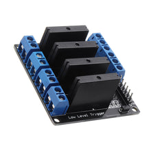 將圖片載入圖庫檢視器 4 Channel DC 24V Relay Module Solid State High and low Level Trigger 240V2A Geekcreit for Arduino - products that work with official Arduino boards
