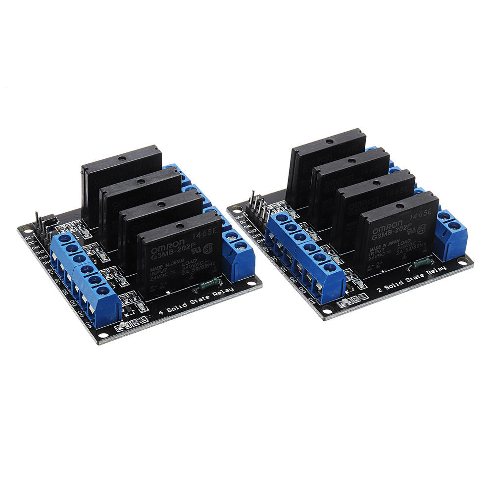 4 Channel DC 24V Relay Module Solid State High and low Level Trigger 240V2A Geekcreit for Arduino - products that work with official Arduino boards