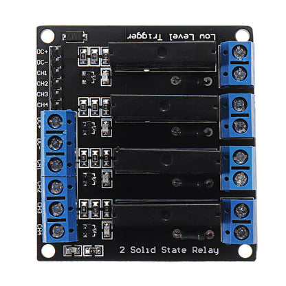 4 Channel DC 24V Relay Module Solid State High and low Level Trigger 240V2A Geekcreit for Arduino - products that work with official Arduino boards