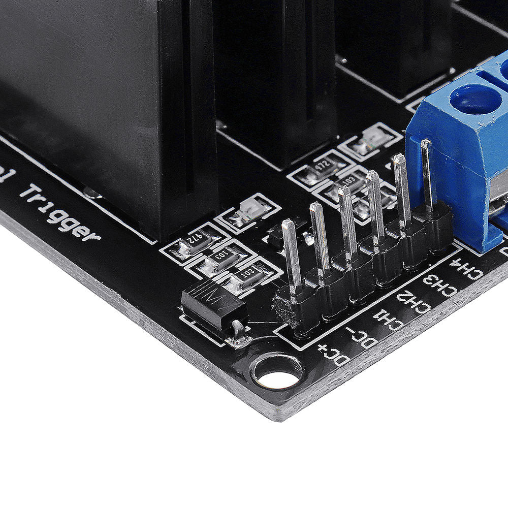 4 Channel DC 24V Relay Module Solid State High and low Level Trigger 240V2A Geekcreit for Arduino - products that work with official Arduino boards