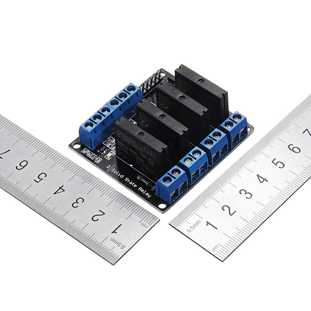 4 Channel DC 24V Relay Module Solid State High and low Level Trigger 240V2A Geekcreit for Arduino - products that work with official Arduino boards