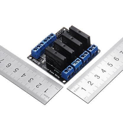 4 Channel DC 24V Relay Module Solid State High and low Level Trigger 240V2A Geekcreit for Arduino - products that work with official Arduino boards