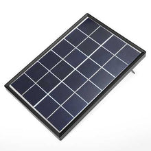 Load image into Gallery viewer, 6W 6V 266*175*17mm Polysilicon Solar Panel with Cable &amp; Border
