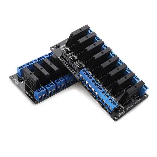 8 Channel DC 24V  Relay Module Solid State High and low Level Trigger 240V2A