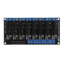 Charger l&#39;image dans la galerie, 8 Channel DC 24V  Relay Module Solid State High and low Level Trigger 240V2A

