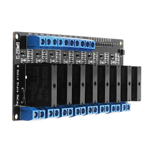 8 Channel DC 24V  Relay Module Solid State High and low Level Trigger 240V2A
