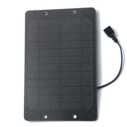 6W 6V 175*270mm Monocrystalline Silicon Solar Panel with USB Port