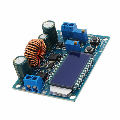 LCD Digital Display Buck-Boost Power Supply Module Board Constant Voltage Constant Current Crystal  Voltmeter Ammeter Adjustable