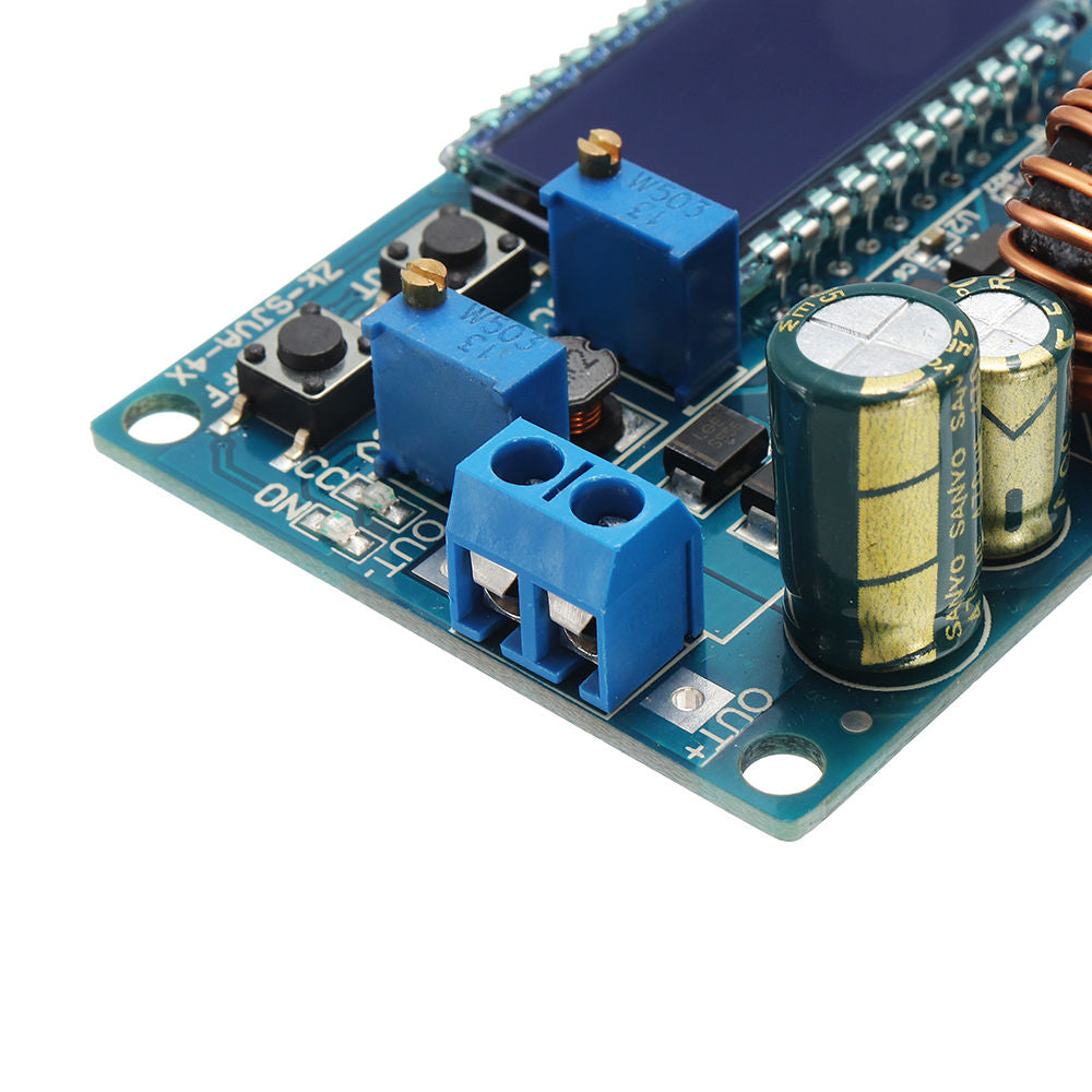 LCD Digital Display Buck-Boost Power Supply Module Board Constant Voltage Constant Current Crystal  Voltmeter Ammeter Adjustable