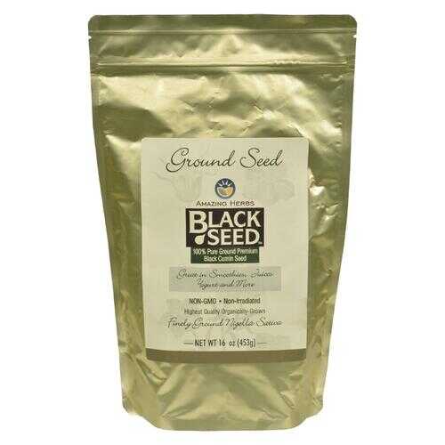 Amazing Herbs - Black Seed Ground Seed - 16 oz