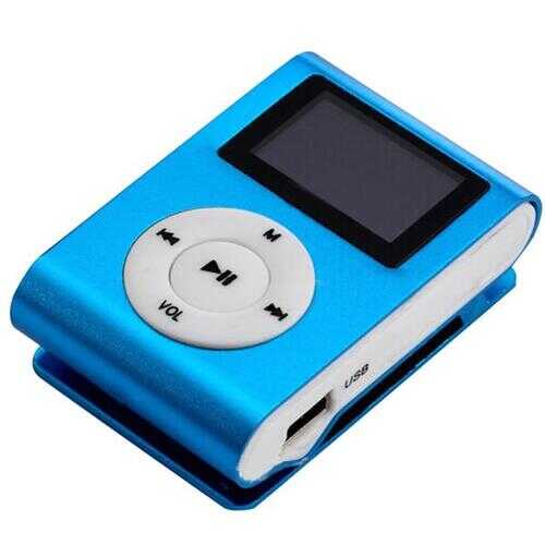 Mini Tune Buddy Jog And Walk With MP3 Player And FM Radio - COLOR: Blue