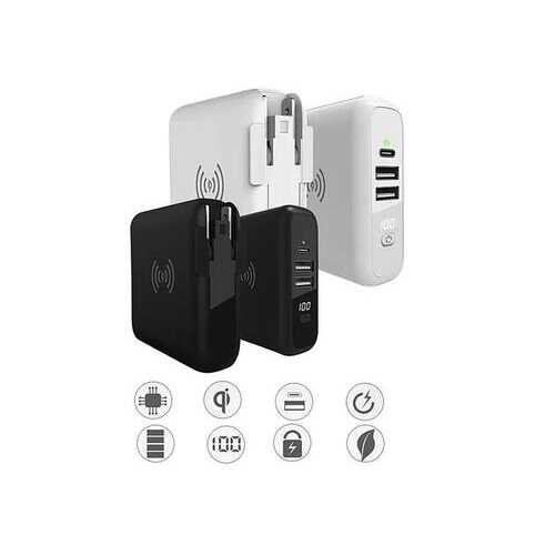 Global Gadget Charger World Travel Multi-Power and portable Charger - Color: White