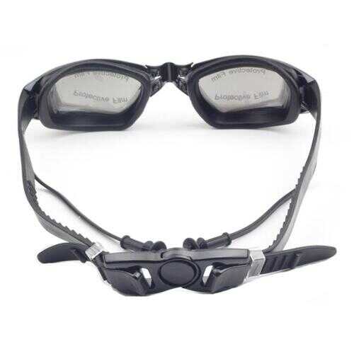 Go Go Goggles Swimming Glasses With Ear Plugs - Color: Basic Black