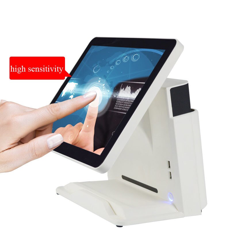 HSPOS 15 inch Touch Screen All in one POS for Supermarket POS Systems Convenient Restaurant Cash Register HS-B15A