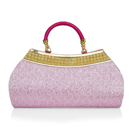 Clutch In Pink Colour
