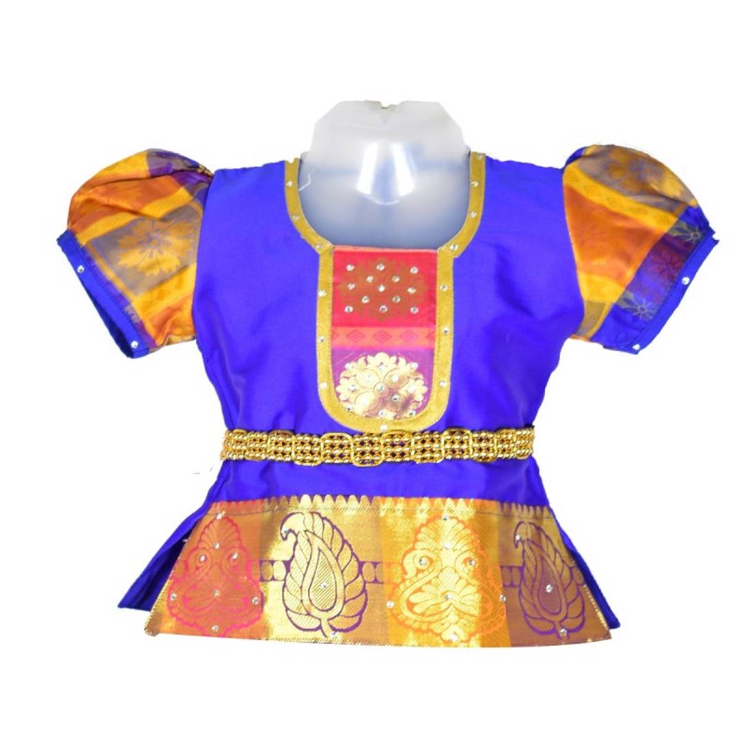 Adorable Blue Silk Blend Lehenga Cholis