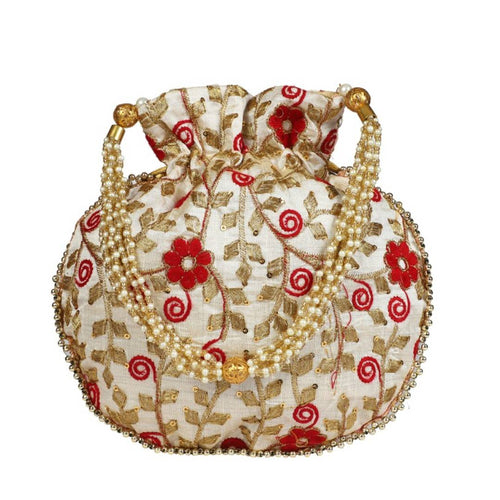 Designer Rajasthani Style Royal Silk Potli