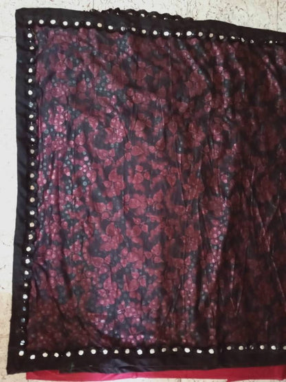 Banglory Maalai Polyester Blend Saree with Blouse Piece
