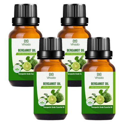 Bergamot Essential Oil 100% Pure Natural Essential Oil (10 ml) (Pack Of 4)