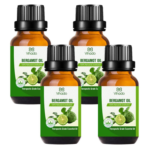 Bergamot Essential Oil 100% Pure Natural Essential Oil (10 ml) (Pack Of 4)