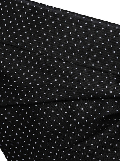 Unisex Kids Essential Solid and Polka Dot Printed Reusable Anti-Pollution Comfortable Half Face, Ear Loop Cotton Wellness Masks  (Medium Size) - Pack of 3